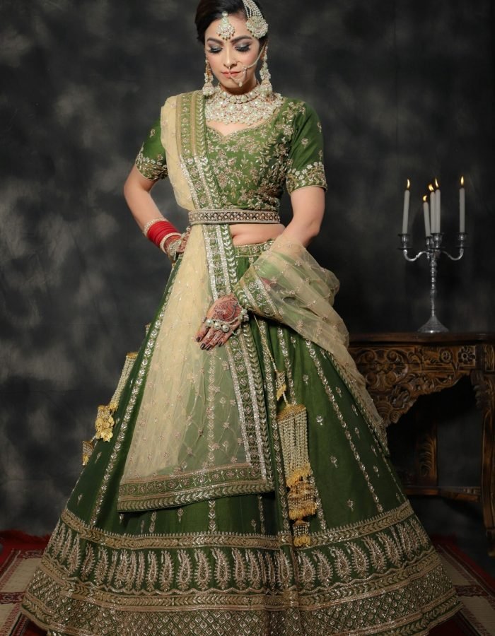Green Lehenga